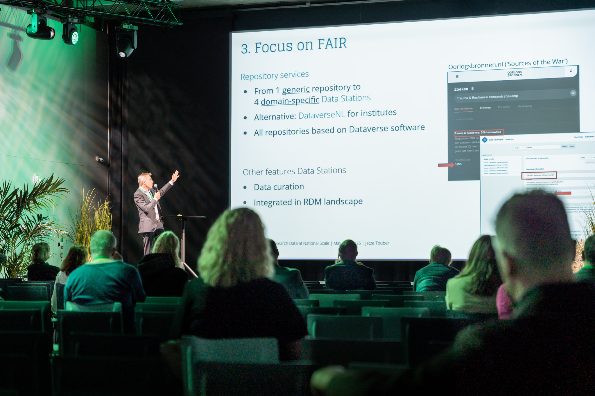Jetze Touber at the DatverseLV Conference 21 May 2026